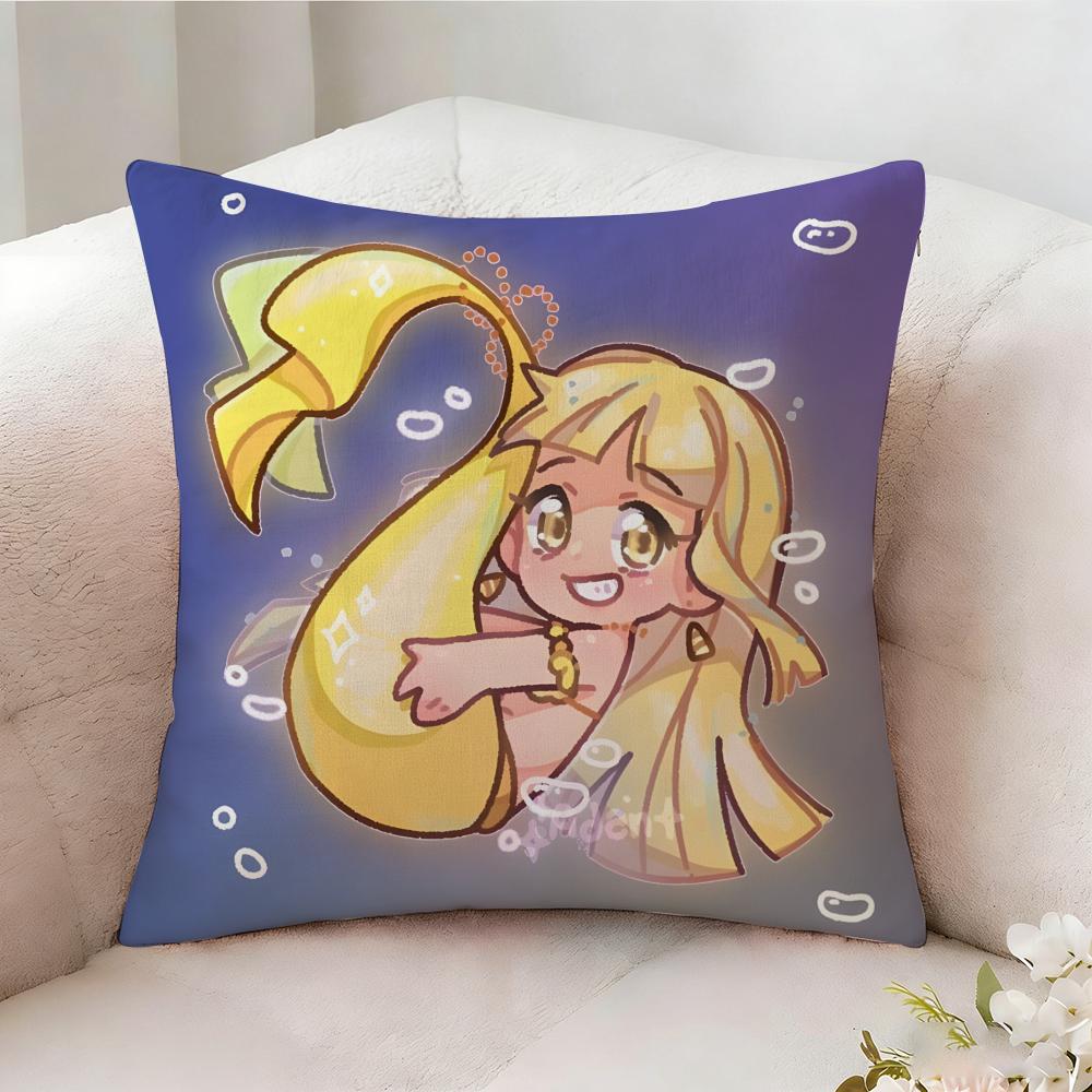 Mermaid Melody Ppichi Pichi Pitch Pillow Case Pillowcase Doublesided Printed Sofa Cushion Bedroom Headboard Pillow