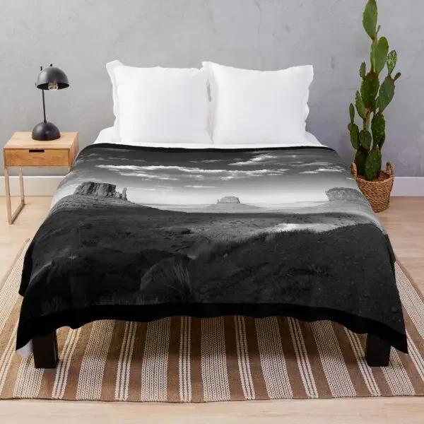 Scenery Flannel Throw Blanket Mountain Cloud Snow Beautiful Landscape Blanket For Boys Girls Gifts King Queen Size Lightweight