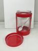 Asvel Glass Seasoning Pot White 1131 "Forma"