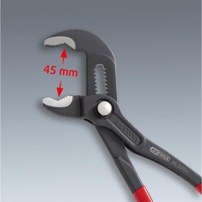 Pince Multiprises - 115.2016 - 16'' - Acier Chrome Vanadium - Protection Électrique - Noir