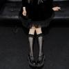 White lace calf stockings stockings women's summer lolita lolita stack socks mid tube socks jk stockings