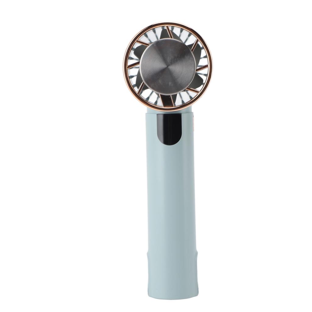 Mini Portable Fan Handheld Semiconductor Cooling Fan 3 Speed Small Desk Fan USB Rechargeable for
