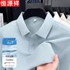 Hengyuanxiang Men's Seamless Polo T-Shirt