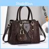 Fashion Splicing Design Shiny Snake Pattern Women Handbag With Pendant Small Bag