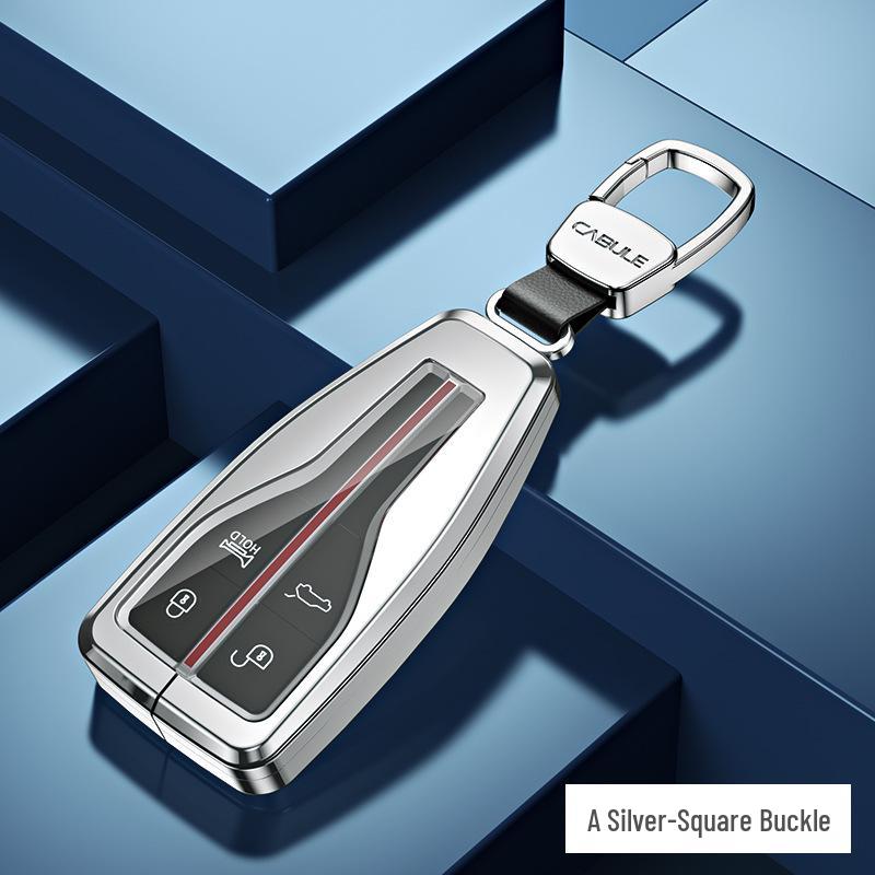 Premium Full Wrap Metal Key Case for Hongqi HS5, HS7, H9