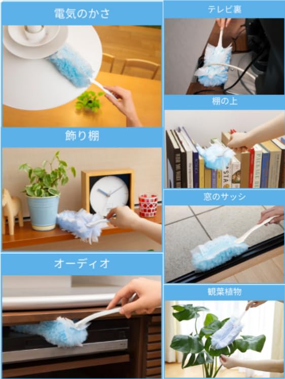 purchase with storage Wave Handy Wiper Replacement Sheets 8 sheets x 2 Storage Case Main Unit 1 Sheet White [Set case] + [Cleaning Tools] (Blue)