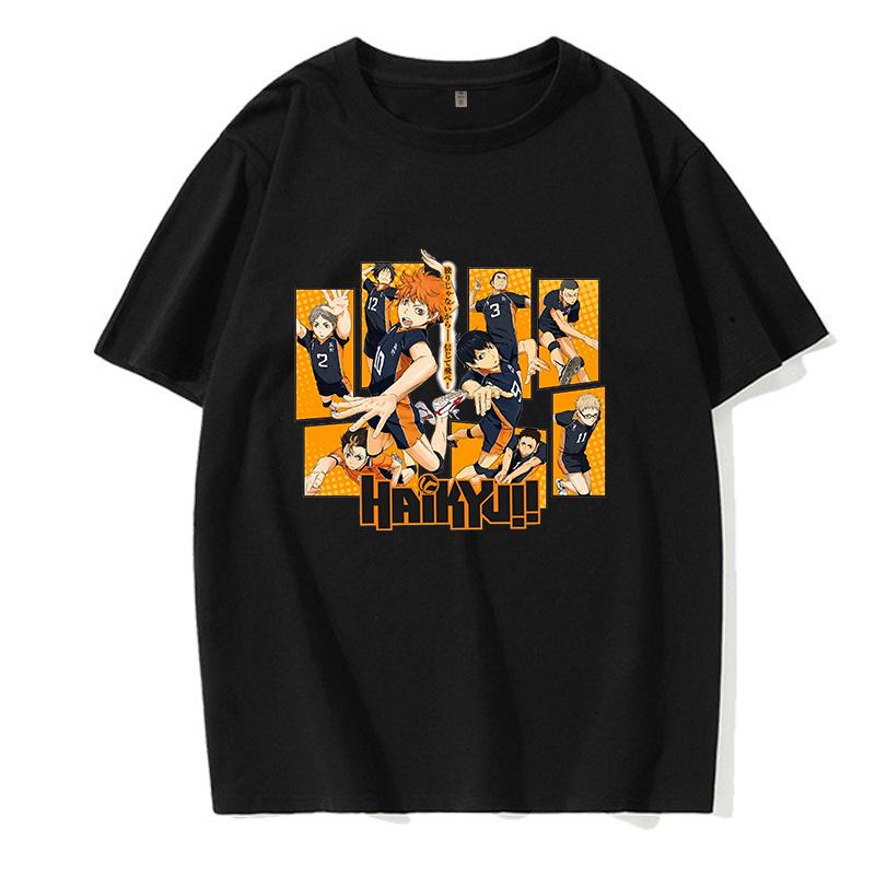 Unisexga Oya Oya Oya Tshirt Haikyuu T Shirt Kuroo Japanese Anime Shirt Fly High Tees Cool Karasuno Cartoon Tshirt Tops Unisex