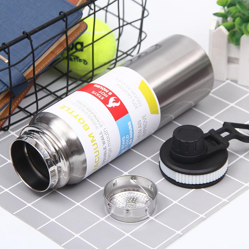 Large Capacity 304 Stainless Steel Sports Water Bottle for Fitness Outdoor Travel Car Cup - New 2025 Model
