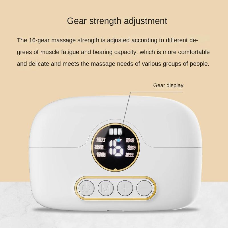 Neck Electric Massager body Neck Massage EMS Cervical Vertebra Massage Patch for Muscle Pain Relief LCD Stimulator Relief Pain