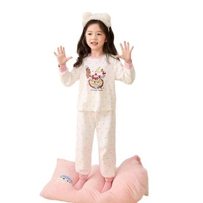 LUSON Baby Girl's Cartoon Long Sleeve Pajama Set