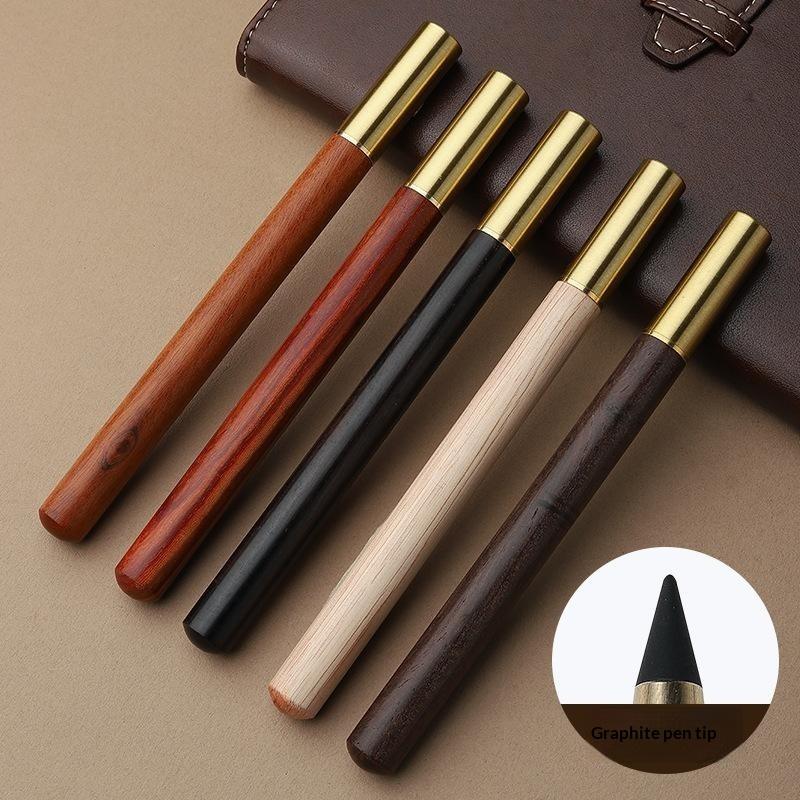 Wooden  HB Inkless Pencil Reusable No Ink for Kids Writing Painting School Office Stationery Gift