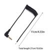 3.5mm Spring Cable Male Adapter 3Pin Extension Wire Repair Cable Adapter For Microphone Studio Equipment Maintenance