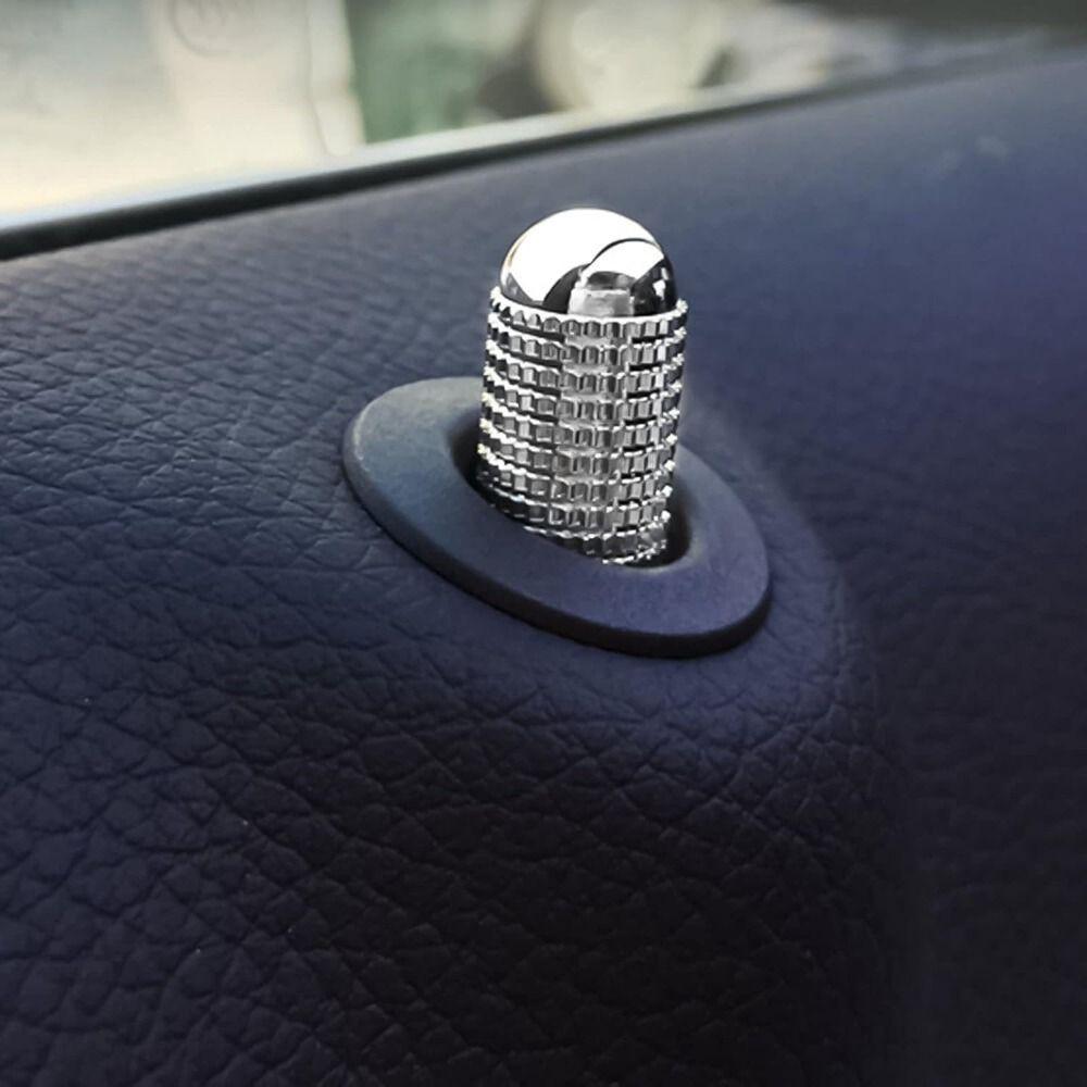 4pcs Aluminum Alloy Car Door Lock Pin for Mercedes Cla Gla C E Glc Gle Glk Class W176 W205 W213 X253