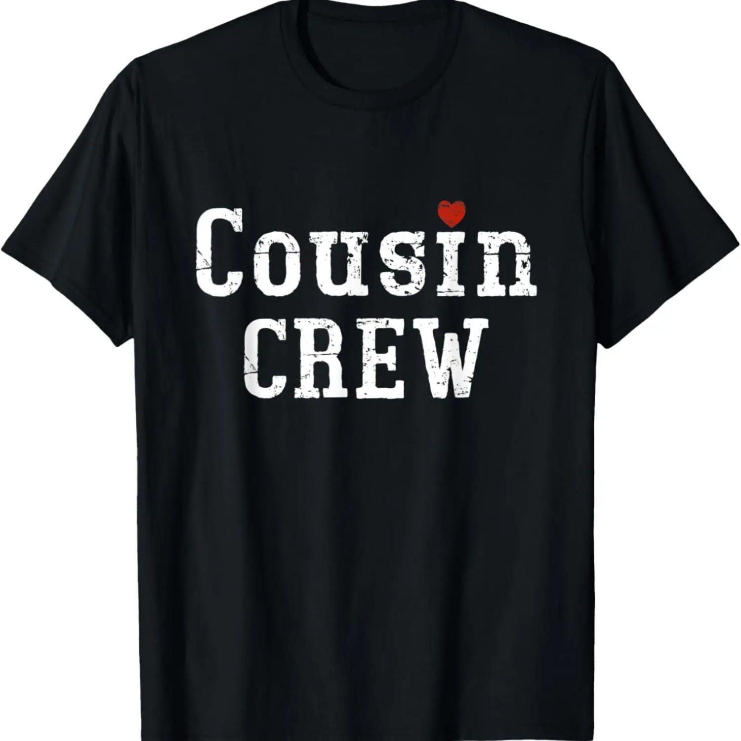 Cousin Crew Hearts T-Shirt S чёрный
