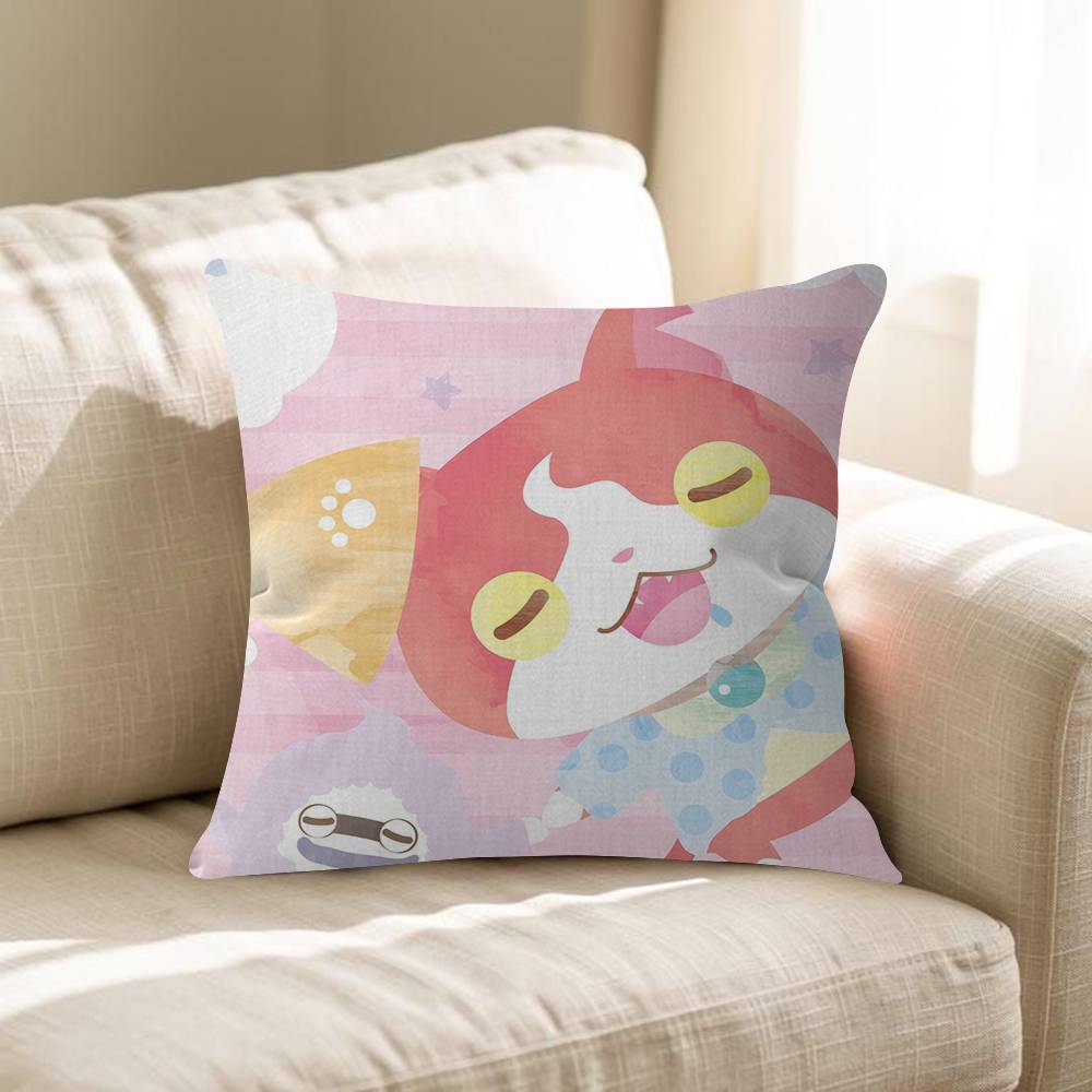 JJibanyan Pillowcase Toon Gift Cushion Cover Bedroom Home Sofa Chair Seat Decor Pillow Case