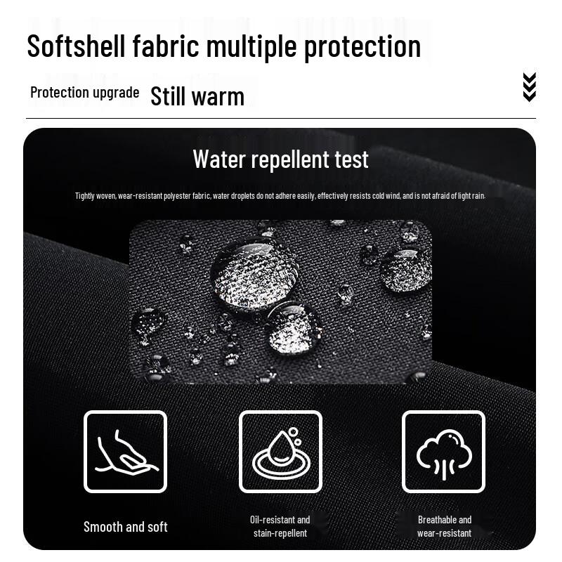 Baleno Men's S&K Fleece-Lined Winter Softshell Straight-Leg Pants