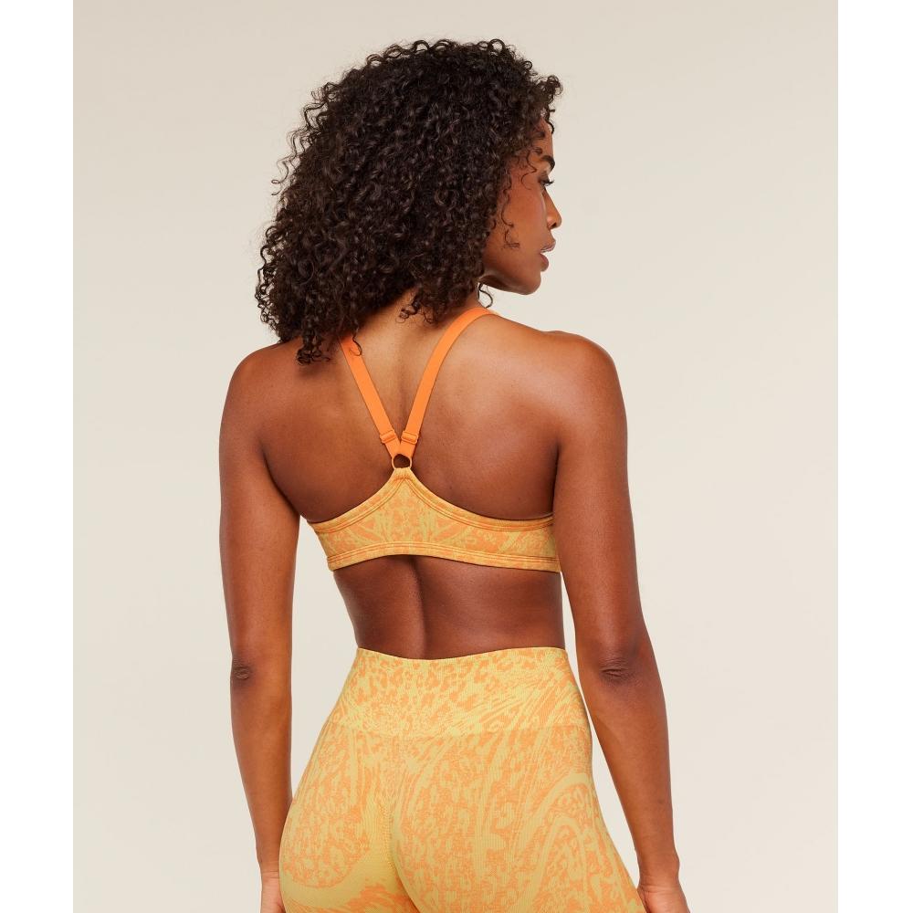 Gymshark חזיית ספורט Adapt Animal X Whitney צהוב סורבה    אפרסק Dayglow B5c7q Ybzv