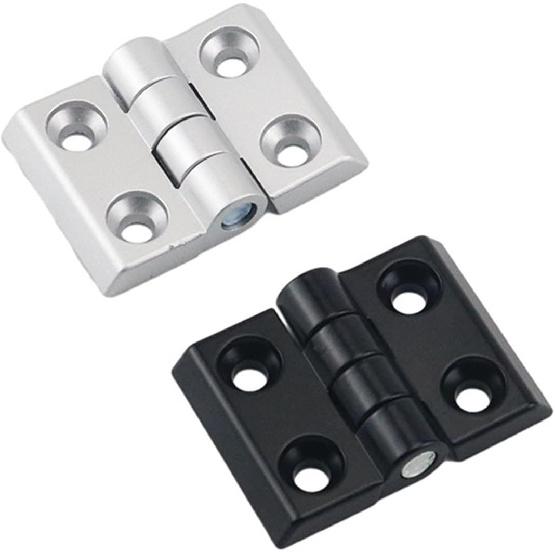 Zinc Alloy/Aluminum Alloy Industrial Hinge for Electrical Cabinet and Machinery Doors - Aluminum Hardware Fitting Metal Hinge 1Pcs(ZDC-A4040-black)