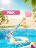 1 PCS 70-Hole Summer Pull-Out Large Capacity Firework Water Gun, A Shell Handle Design, Portable Multifunctional Water Spray Toy