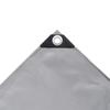 VidaXL Bâche 650 g / m² 4 x 7 m Gris
