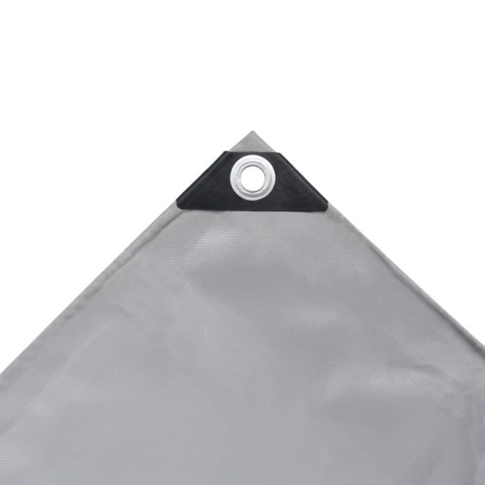 VidaXL Bâche 650 g / m² 4 x 7 m Gris