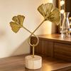 Long-lasting Color Decoration Golden Ginkgo Leaf Statue, Anti-Rust Anti-Oxidation Decorative Art Iron Anti-oxidation Treated Decor Sculpture