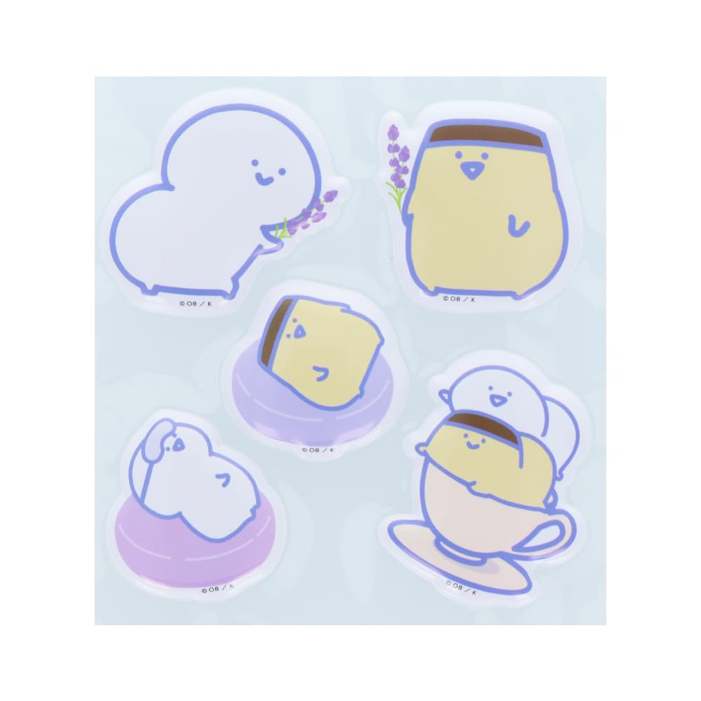 Stationery Stationery Goods 3D Relaxing S8554161 Sun-Star Sticker, Lavender,