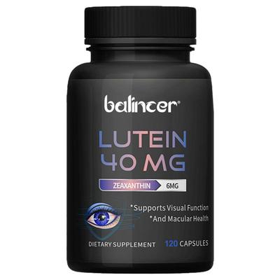 Supliment alimentar cu Luteină, Cu Zeaxantină, 120 de Capsule per Flacon, Fără Gluten