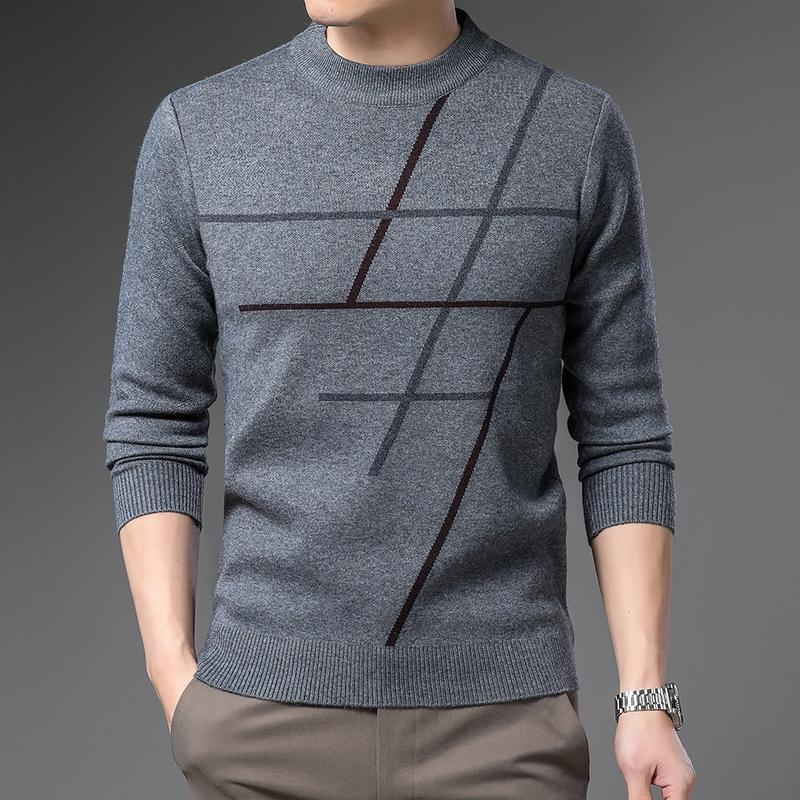 

Новая Мода Круглый Вырез Вязаный Свободный Корейский Свитер Мужская Одежда Осень Зима Оверсайз Повседневные Пуловеры Топы Свитер M