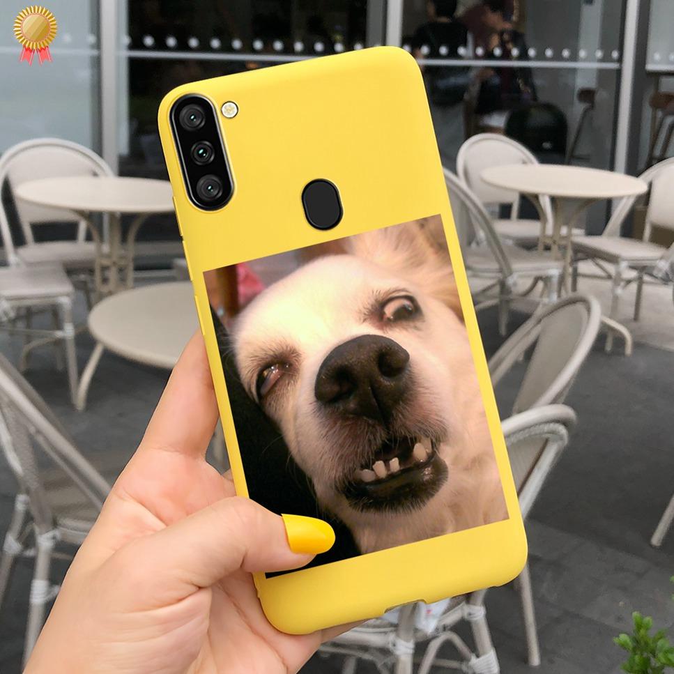 For Samsung Galaxy A11 Case Boy Girl Funny Cartoon Cat Women Silicone Back Case For Samsung Galaxy A 11 SM-A115F 6.4 Funda Cover