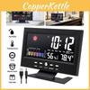 Digital Modern Simplified Alarm Clock Calendar Temperature Display Home Bedroom