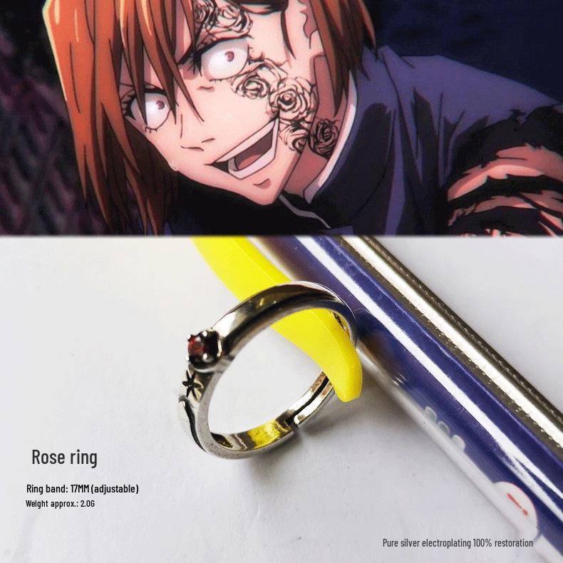 

Jujutsu Kaisen Infinite Eyes Necklace: Gojo Satoru, Yuji Itadori, Megumi Fushiguro Anime Jewelry PP Bag Package