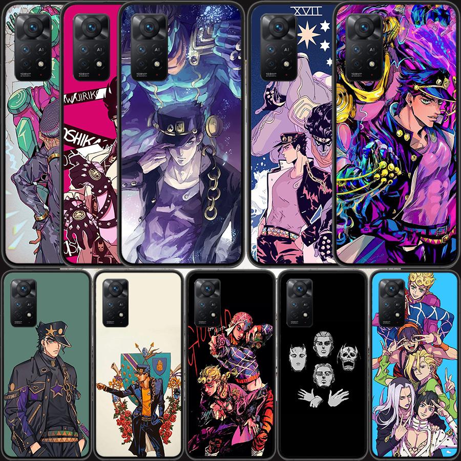 

Чехол для телефона JoJo Bizarre Adventure для Xiaomi Redmi Note 11 Pro 11E 11S 4G 11T 10 10S 9 9S 9T 5G 8 8T 7 6 5 4 4X, чехол Redmi Note 10S