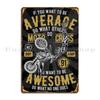 Awesome Motocross Metal Signs Funny Mural Print Custom Wall Cave Tin Sign Poster