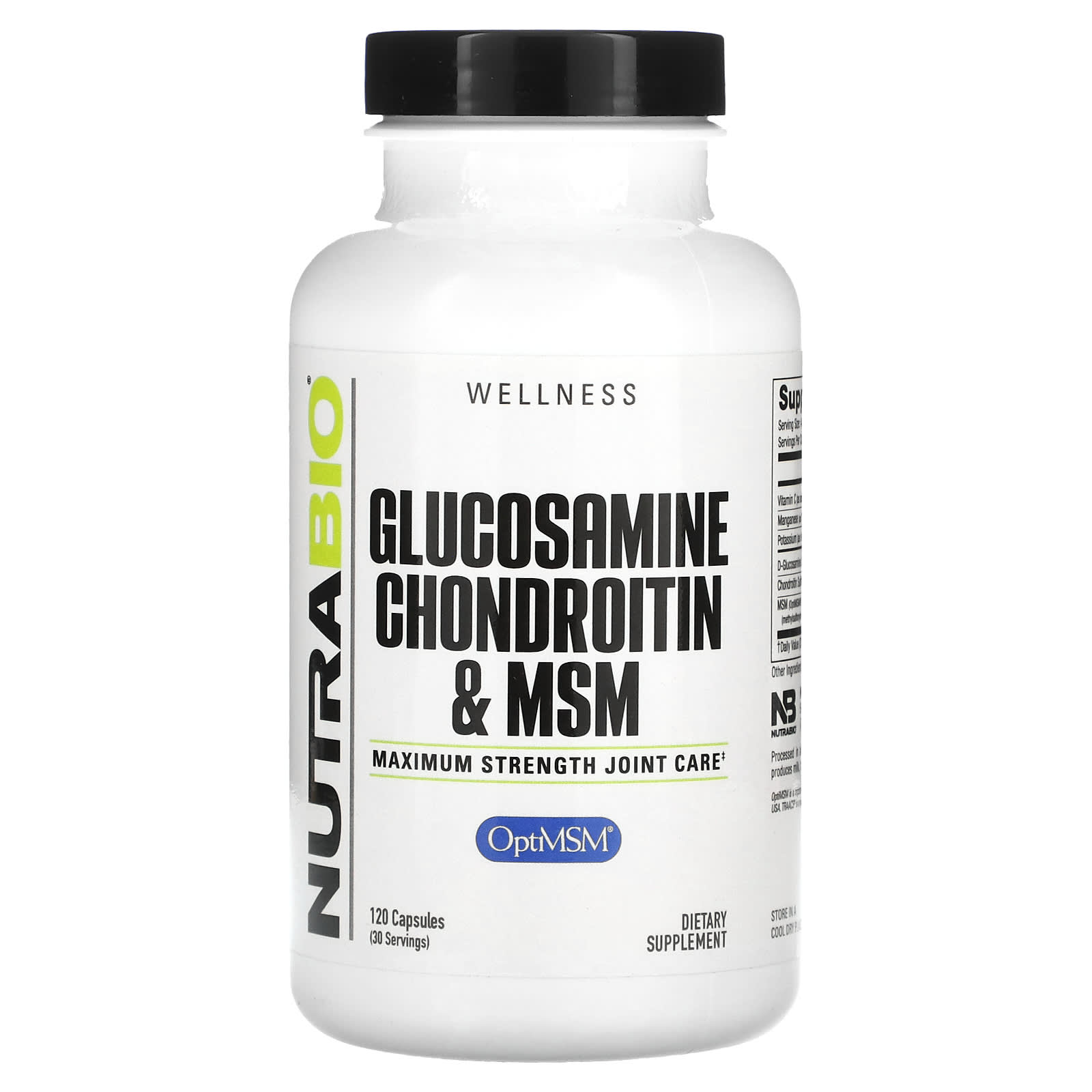 

Glucosamine Chondroitin & Msm, 120 Capsules