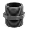 1/2-2Inch Double Male Thread PVC Equal Straight Connectors Aquarium Fish Tank Pipe Connector Fitting Garden Water Pipe Connector