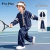 FivePlus Girls' Outdoor Soft Shell Jacket & Jeans Set
