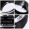 Micro Four Thirds Mount Adapter FD Mount Lens For Micro Four Thirds Mount Body Canon FD Lens Lens Adapter Ring for Micro Mount Camera Olympus PEN P2