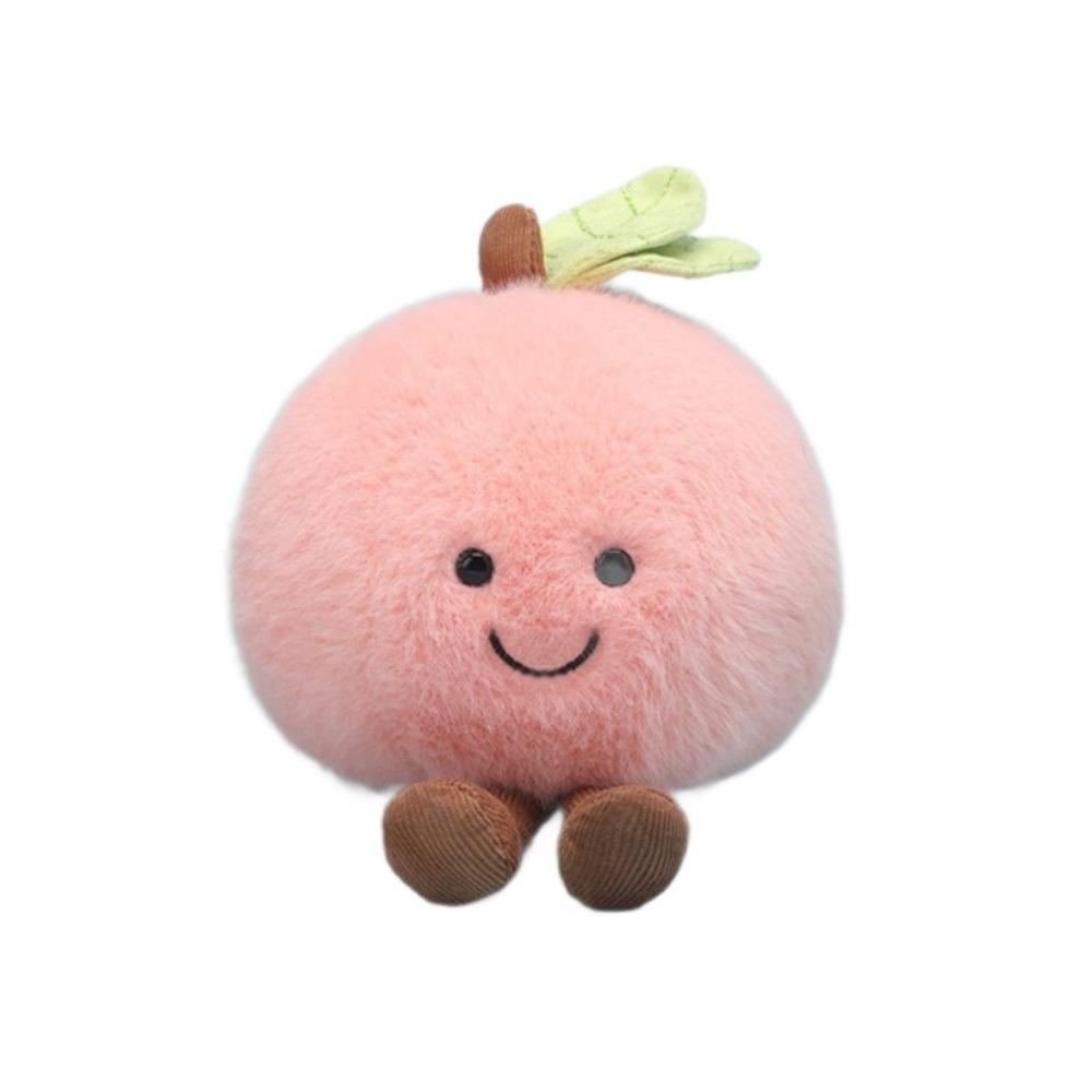 Fun Fruit Doll Series Cute Apple Pear Croissant Sun Soft Plush Toy Soothing Ragdoll