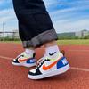 New Nike Court Borough Low GS 'Black Orange Blue' DV9113-181