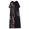 Short Sleeve Oversized Cotton Vintage New In Dresses for Women Casual Loose Maxi Long Summer Dress Elegant Clothing