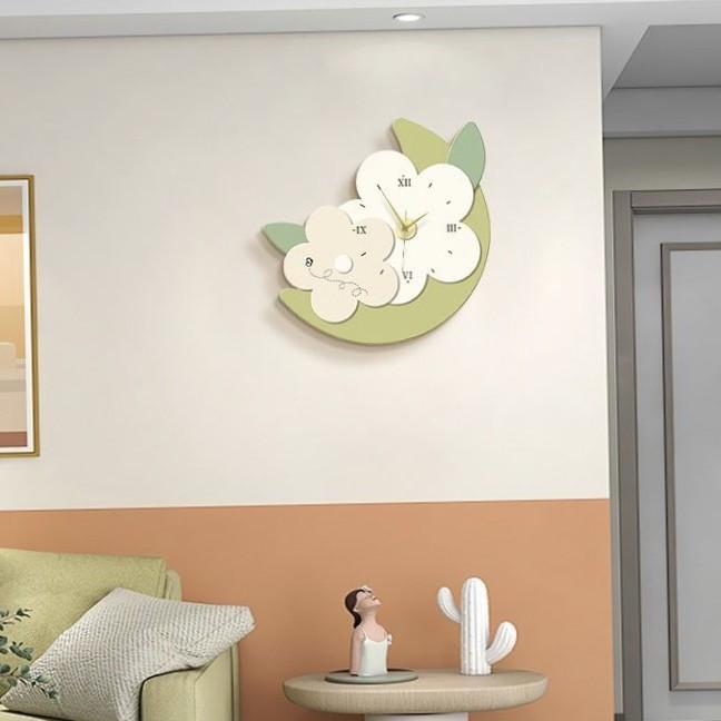New Watch Wall Clock, Living Room Wall Watch, Decorative Clock, Home Creative Clock, Wall Hanging, Simple Cream Style