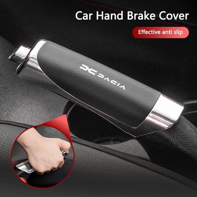 ABS 12.5x3.3cm Car Handbrake Grip Protector Anti-Slip Cover For Dacia Logan Sandero Duster Lodgy Spring Jogger Dokker Accessoies