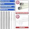 4pcs Metal Straw Replacement for Hydro Flask 32oz Wide Flex Straw Cap Bottle, Stainless Steel Cup Straws with 2pcs Brushes Parts Accessories