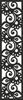 A3 Pendant, openwork decoration, brown, 21x90