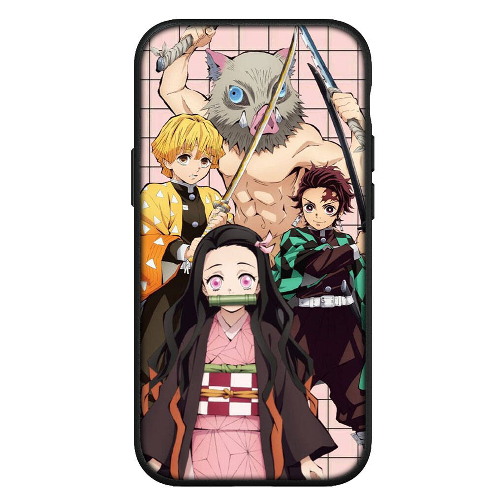 for Samsung Galaxy S25 S24 S23 iPhone 17 16 15 Xiaomi Redmi Note 14 13 12 Plus Pro Max XR Case Kamado Tanjirou Demon Slayer Kamado OPPO Huawei Cover