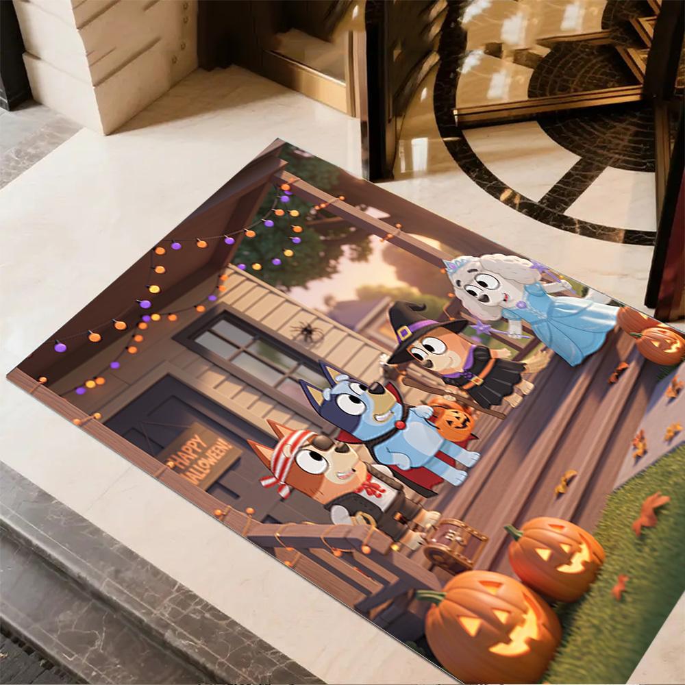 Bluey Adventures Area Rug Suitable for Dormitory Decorate room Game Room Bedrooms Antislip Carpet Decorate Offices Wedding Party Gift