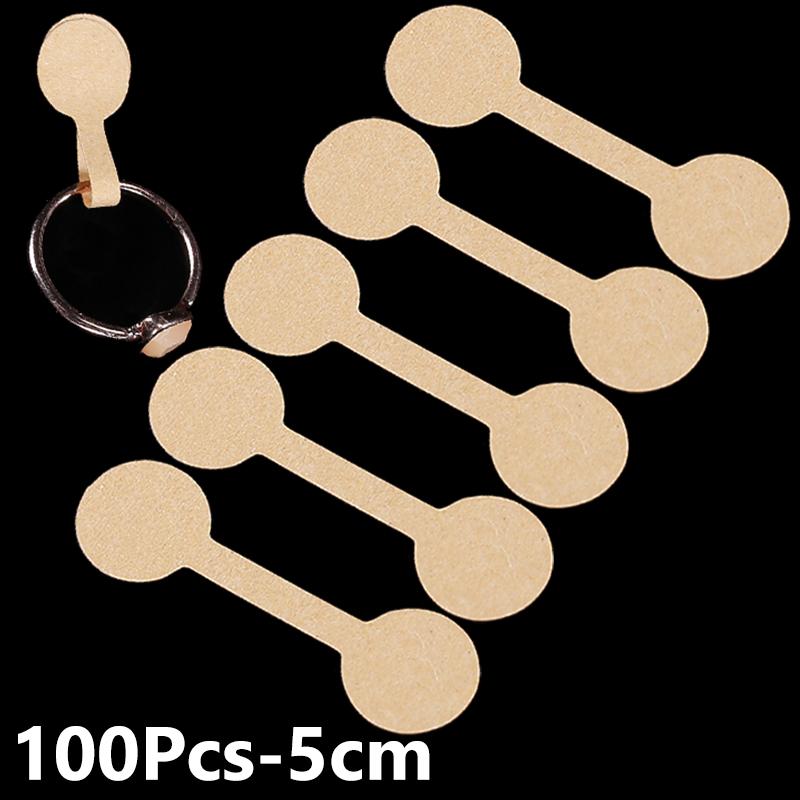 

100Pcs Blank Paper Price Tags Stickers for Craft Necklace Ring Bracelet Price Labels Tags Display Jewelry Tags Making Findings