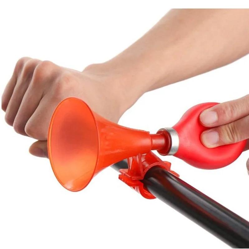 Party Noise Maker Loud Air Horn for Bikes - Handlebar-Mounted Safety Road Bell Multi-Use Bicycle Horn with Airbag Design