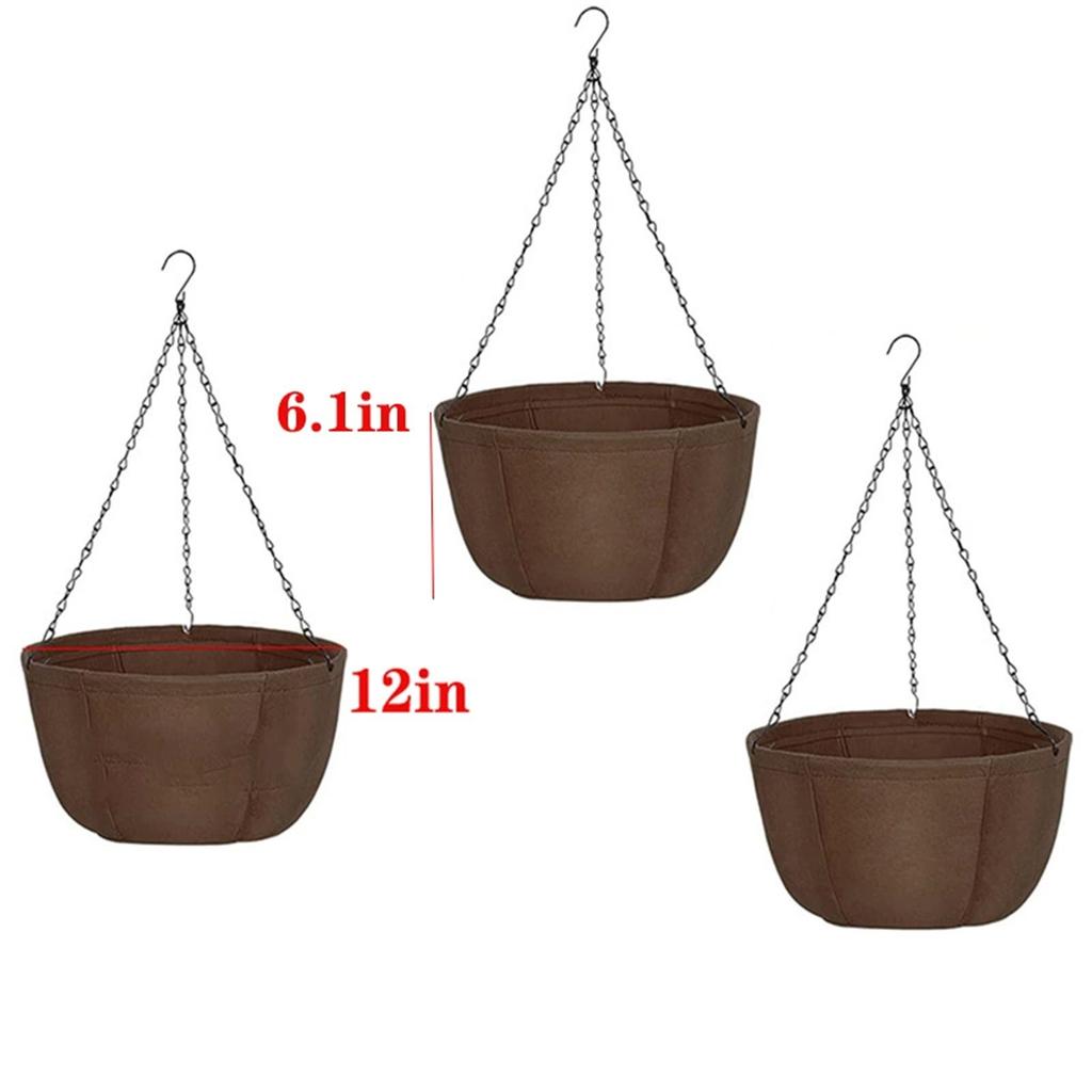 Hanging Plant Fake Plants with Pots, 3Pack Artificial Plants, Faux Anthurium Leaf Basket for Wall Home Room Indoor Outdoor Decor